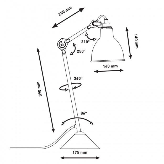 Настольная лампа H53