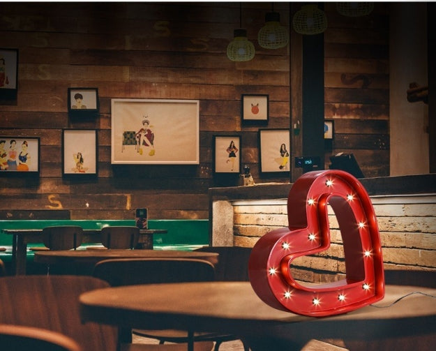 Настольная лампа LED Heart H26/L25