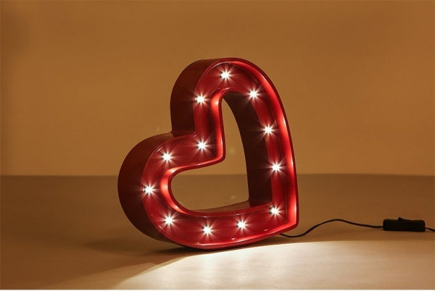 Настольная лампа LED Heart H26/L25