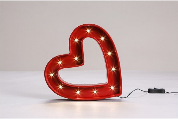 Настольная лампа LED Heart H26/L25