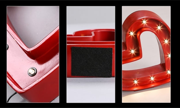 Настольная лампа LED Heart H26/L25