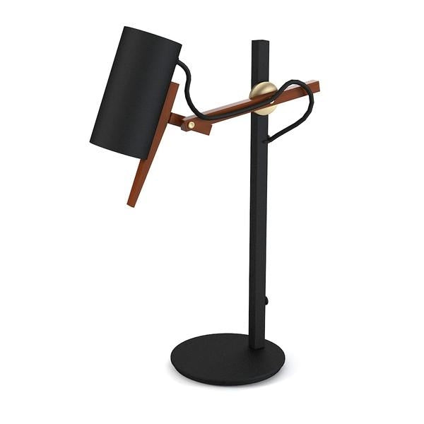 Настольная лампа Woody Black 80