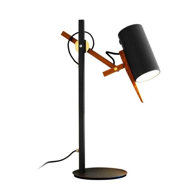 Настольная лампа Woody Black 80