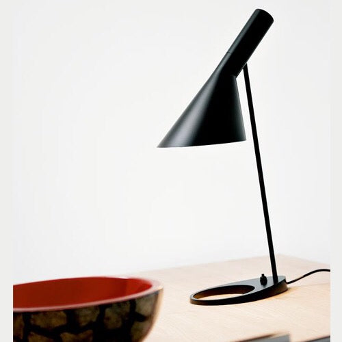 Настольная лампа Ворона Черный H50