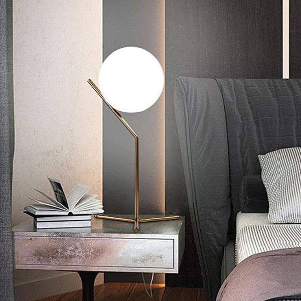 Настольная лампа Ягода Золото/Белый D15