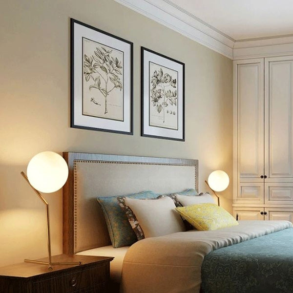 Настольная лампа Ягода Золото/Белый D15