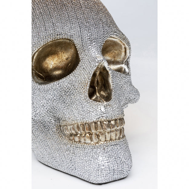 Настольная лампа Skull Crystals Front 44 см