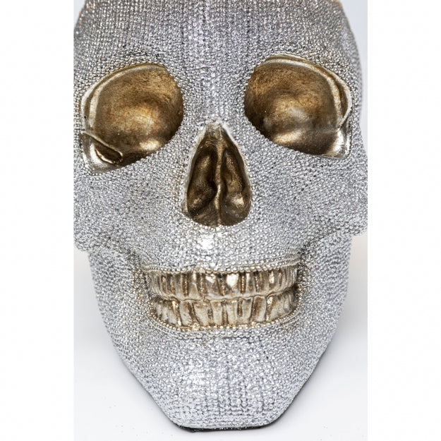 Настольная лампа Skull Crystals Front 44 см