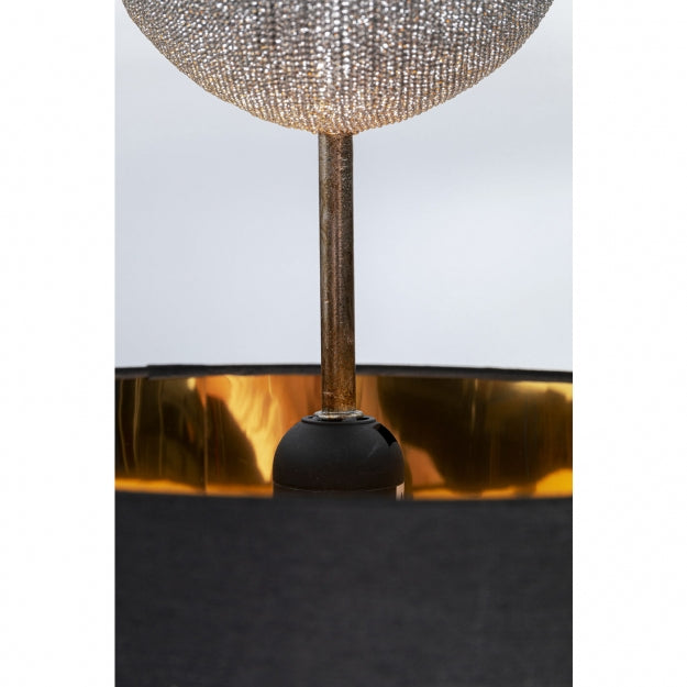 Настольная лампа Skull Crystals Front 44 см