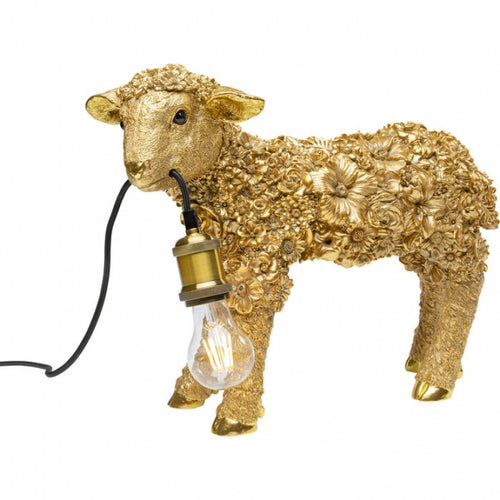 Настольная лампа Animal Flower Sheep Gold 36 см