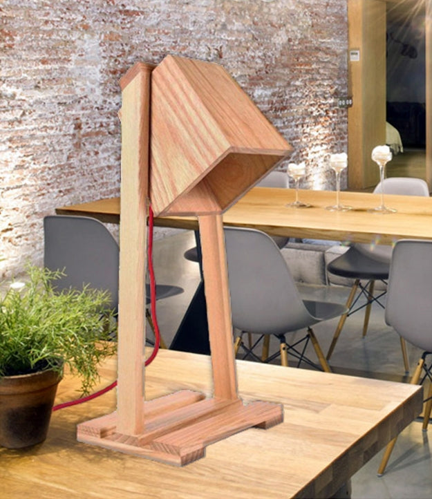 Настольная лампа Wooden Bell H35